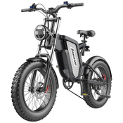 KELKART KELKAR MX25 električno kolo 1000W motorjem 48V 25AH baterija polno vzmetenje terensko e-kolo - črna, (20848464)