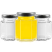 shumee 12x 110ml ŠESTROKOTNI kozarec za začimbe in med