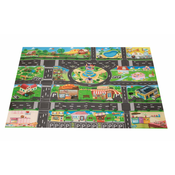 Aga Vodoodporna barvna podloga 130x100cm za mesto + prometni znaki