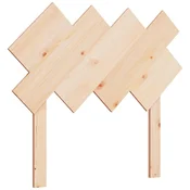 Vidaxl Posteljno vzglavje 92x3x81 cm trdna borovina