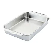 Pekač za meso OVENBOND 33 x 23 cm, srebrna, nerjaveče jeklo, Hestan