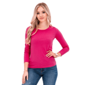 Edoti Ženska bluza z dolgimi rokavi LORA roza MDN120853 XXL