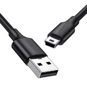 1 to 3 Kabel Ugreen Us132 Usb V Mini Usb, 2 M (Črn)
