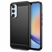 Infostyle Silikonski ovitek "carbon" za Samsung Galaxy A34 5G - Črna