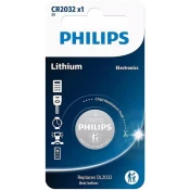 Philips baterija CR2032P6, 3V, 5 komada