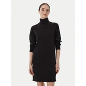 Tommy Jeans Pletena obleka Ess DW0DW23460 Črna Regular Fit