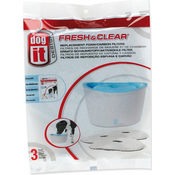 Polnilo Dogit oglje in pena za Fresh&Clear 3 kom