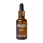 Nega Cosmetics Serum za hitrejšo rast las 30 ml, naravni serum z rožmarinom, poprovo meto in vitaminom E, nega las za krepitev lasnih mešičkov, preprečevanje izpadanja in hitrejšo rast las, Folixir