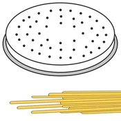 shumee Konica cedila za pripravo testenin SPAGHETTI 22 lukenj dia. 2 mm MPF2.5/4 - Hendi 229484