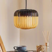 Forestier viseča svetilka Bamboo XS, O 27 cm, črna - Dnevna soba/jedilnica - Dizajn - Bambus