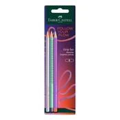Faber-Castell Grip svinčnik št. 2 (B) Flow Edition (komplet 3 kosov)