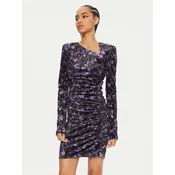 Patrizia Pepe Cocktail obleka 2A2821 J229 Črna Regular Fit