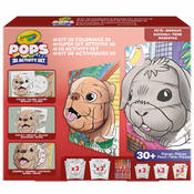 Crayola: POPs 3D bojanka s priborom - Kućni ljubimci