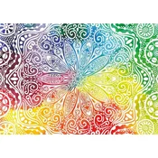 Yazz Puzzle Cvetlična mandala 1000 kosov