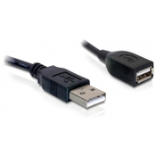 DELOCK USB produžni kabel crna 15cm 82457