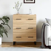 Greatstore Komoda sonoma hrast 69,5x34x90 cm inženirski les