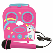 Lexibook Prenosni karaoke Unicorn Bluetooth