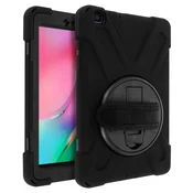 AVIZAR Etui z visoko zašcito z vrtljivim rocajem in stojalom - crn str. Samsung Galaxy Tab A 8.0 2019, (21123614)