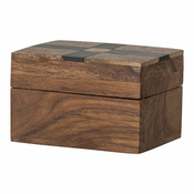 Rjava dekorativna lesena škatla za shranjevanje 6,5x4,5x4 cm Cemile – Bloomingville