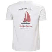 Helly Hansen SHORELINE T-SHIRT 3.0, moška majica, bela 54601