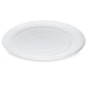 Papirnati krožnik (PAP-Recy) globoko bel O34cm [50 kos]