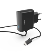 HAMA Polnilec s priključkom Micro-USB, 6 W, 1,0 m, črn