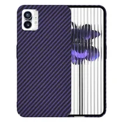 Trden TPU ovitek Techsuit Carbonite FiberShell za Nothing Phone (1) - purple