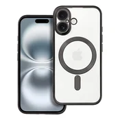 OEM Ohišje za iPhone 16 Electro Mag Cover, združljivo z MagSafe, črno