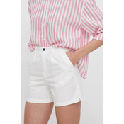 Kratke hlače North Sails za žene, boja: bijela, bez uzorka, visoki struk, 074776