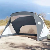 Vidaxl vidaXL Šotor za na plažo, siv, 274 x 178 x 170/148 cm, 185T poliester