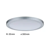 Paulmann Atria LED stropna svetilka O30cm krom - Dnevna soba/jedilnica - Sodobni - mat krom - Plastika