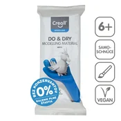 Samoutrjevalna modelirna masa Creall Do&Dry hipoalergena 500 g - bela