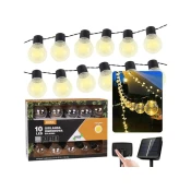 GARDEN LINE Solarni vrtni venec 10 LED, svetlobna veriga 3,8 m
