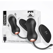 Tardenoche Shove Thrusting and Vibrating Egg with Remote Control Black
