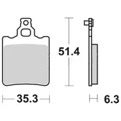 ZAVORNE OBLOŽNICE TRW ZF KH60 KH337 ORGANSKE APRILIA RS 50 95-10, RX 50 91-03, TUAREG 125 88-89, KTM SX 60 98-00, SX 65 00-03, ZADNJE