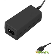 shumee Napajalnik za prenosnike Qoltec Lenovo 45W | 20V | 2,25A | Tanek koniček + pin | + napajalni kabel