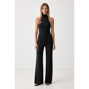 Le Privé kombinezon ženski z viskozo MAELLE JUMPSUIT NOIR