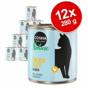 Varčno pakiranje Cosma Nature 12x280 g - Tuna s celimi sardelami-15 % Zimska Razprodaja