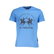 LA MARTINA Muška majica XMR011-JS206_BLU_07033, Plava