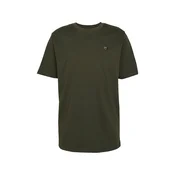 KnowledgeCotton Apparel Majica ALDER temno zelena