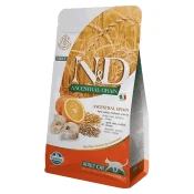 N&D Low Grain Hrana za odrasle macke Bakalar i Pomorandža, 10 kg