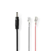 Nedis Napajalni kabel | F1–DC ženski priključek | Raven | Baker | 2,00 m | Okrogel | PVC | Črn | Darilna škatla