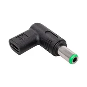 Akyga USB-C / 6,3 x 3,0 mm adapter za prenosnik Toshiba AK-ND-C18 Power Delivery 100W