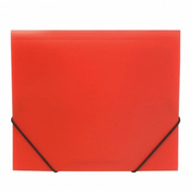 Fascikl A4 PP s klapnama i gumicom, Foldermate Color Office art.630, crvena