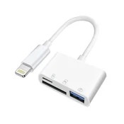 Lightning čitač kartica 1xUSB+1xSD+1xTF