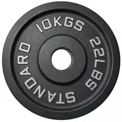 Kubisport Rezervni disk iz specialne litine 10 kg - premer luknje 50 mm