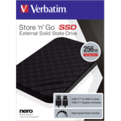 Verbatim Store n Go 256GB Portable SSD USB 3.2