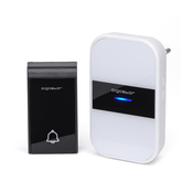 Aigostar - Bežicni zvono za uticnicu 230 V IP44 belo/crno