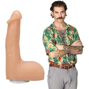 Doc Johnson Signature Cocks The Flesh Mechanic ULTRASKYN Vac-U-Lock 7.5 Vanilla