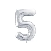 shumee Folija balon 5 86 cm srebrn